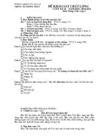 Đề khảo sát tiếng Việt cuối học kỳ II - lớp 2 năm học 2010 -2011 môn tiếng Việt