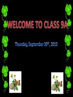 Ôn tập 1 Tiết Test1