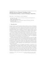 HOSM Driven Output Tracking in the Nonminimum-Phase Causal Nonlinear Systems