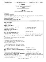 GIÁO ÁN 4 TUẦN 18