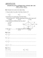 De toan 4 cuoi ki II