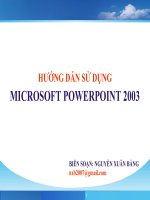 Huong dan so luoc ve cach su dung powerpoint