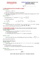 đề kiểm tra học kì 2 môn toan 12