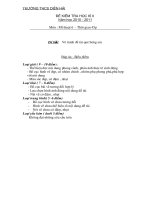 ĐỀ THI KSCL HỌC KỲ II MÔN MỸ THUẬT 6 NĂM HỌC 2010-2011