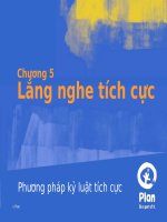 PP kỷ luật tích cực - Lắng nghe tích cực