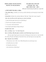 đề kiểm tra cuối năm môn tiếng việt lớp 2 năm học 2014 2015 trường tiểu học thanh phong