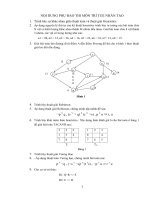 Đề cương môn Trí Tuệ Nhân tạo có đáp án