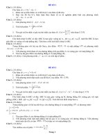 ĐỀ ÔN THI TN NĂM 2011 MÔN TOÁN