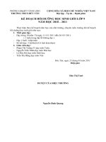 MẪU THANH TOÁN TIỂN BỒI DƯỠNG HSG