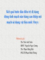 X quang can thiệp nối mạch não Onyx