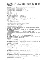 chuyên đề bồi dường HSG toán 6