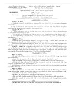 ĐỀ VÀ ĐÁP ÁN LÝ 9 HKII-2010-2011