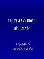 Các cạm bẫy trong siêu âm não