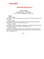 Ê62 THAM KHẢO THI TN NĂM 2011 MÔN LS 12