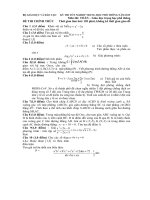 ĐỀ VÀ ĐÁP ÁN MÔN TOÁN KỲ THI TỐT NGHIỆP TRUNG HỌC PHỔ THÔNG NĂM 2015