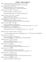 Ôn Tập thi tot nghiep THPT theo chu de