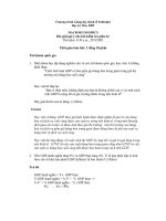 BÀI tập KIỂM TRA GIỮA kì môn KINH tế VI mô