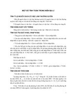 Một số tính toán trong môn Địa lí