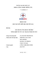 XÂY DỰNG ỨNG DỤNG METRO TỔNG HỢP TIN TỪ CÁC TRANG WEB TIN TỨC