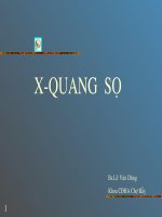 Bài giảng về x quang sọ