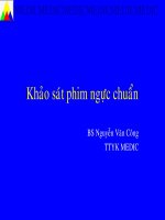 khảo sát phim ngực chuẩn
