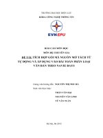TÍCH HỢP GÓI MÃ NGUỒN MỞ TÁCH TỪ TỰ ĐỘNG VÀ ÁP DỤNG VÀO BÀI TOÁN PHÂN LOẠI VĂN BẢN THEO NAVIE BAYS
