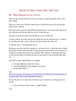 Tôi Đã Tự Học Toeic Như Thế Nào