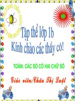 Toán 1 các số có hai chữ số
