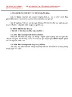 ĐỀ THI TN MÔN VĂN NĂM 2011(ĐỀ SỐ 1)