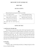 BỘ ĐỀ ÔN THI TN MÔN VĂN NĂM 2011 HAY