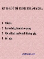 Suy hô hấp ở trẻ sơ sinh hình ảnh y khoa