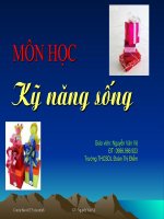 Bài giảng Kỹ năng sống