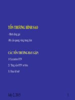 Hình ảnh tổn thương tuyến vú hình sao