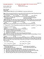 ĐỀ THI TN NĂM 2011 MÔN VẬT LÝ