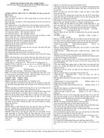 Bộ đề ồn thi tốt nghiệp THPT 2011