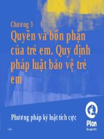 PP kỷ luật tích cực - Quyền và bổn phận trẻ em