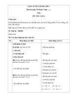 GIÁO ÁN ÔN TẬP HÈ LỚP 2 THAM KHẢO