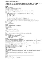 Đề KT HK 2 - Có đáp án