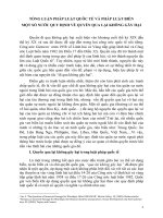 Tổng luận pháp luật quốc tế và pháp luật biển một số nước quy định về quyền qua lại không gây hại