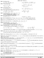 BÀI TẬP TOÁN ÔN TẬP LỚP 10