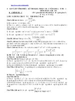 Đề-đáp án thi thử ĐH-Vĩnh Phúc- Đề 1