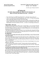 kế hoạch 70 năm thành lập Đội