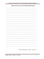 ĐỒ ÁN CHUYÊN NGÀNH CÔNG NGHỆ MAY ĐỀ TÀI: TÌM HIỂU VỀ CÔNG TÁC BẢO TRÌ VÀ SỮA CHỮA THIẾT BỊ TẠI PHÂN XƯỞNG CẮT CỦA DOANH NGHIỆP MAY