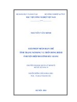 Giải pháp nhằm hạn chế tình trạng nợ đọng và trốn đóng bảo hiểm xã hội ở huyện hiệp hòa tỉnh bắc giang