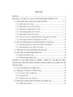 Đánh giá thực trạng và đề xuất giải pháp nâng cao hiệu quả công tác quản lý rác thải sinh hoạt trong phạm vi hoạt động của hợp tác xã thành công, hà nội