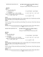 Đề thi tuyển sinh vào lớp 6