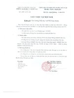 Triệu tập họp P.Hiệu trưởng chuyên môn _tháng 5