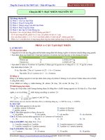 ÔN THI HÓA HỌC - TỔNG ÔN HẠT NHÂN NGUYÊN TỬ - TỔNG ÔN TRƯỚC KỲ THI THPT QUỐC GIA