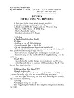 biên bản họp phụ trách chi