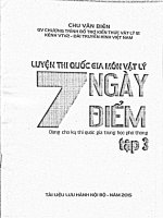 LUYỆN THI QUỐC GIA MÔN VẬT LÝ - 7 NGÀY 7 ĐIỂM TẬP 3
